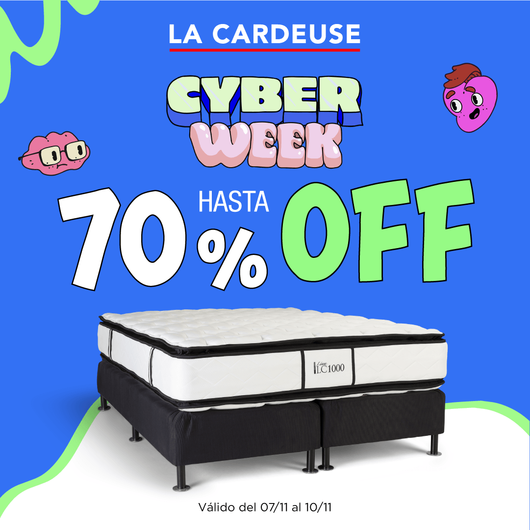 La Cardeuse | Cyber Week. Hasta 70% OFF. Válido del 07/11/2024 al 10/11/2024